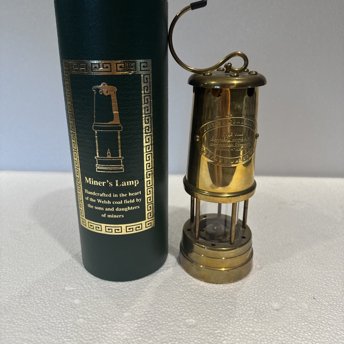 【未使用品】BRITISH COAL MINING ブリティッシュコール Vintage British Coal Mining Company Welsh Miners Lamp