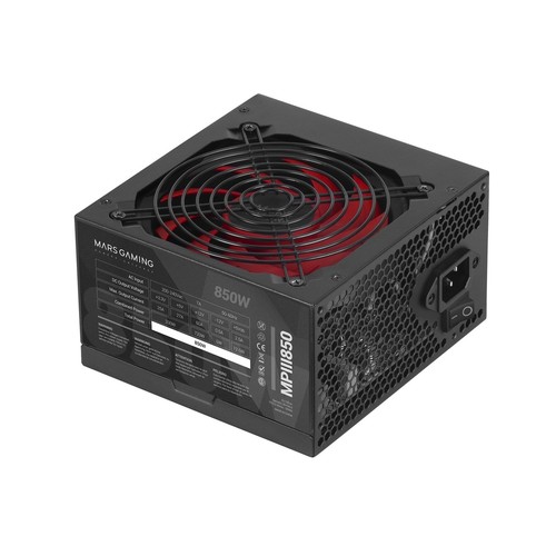 MPIII850 Alimentation PC ATX 850W 5 Ans de Garantie 85% d'Efficacité Système ... - Afbeelding 1 van 5