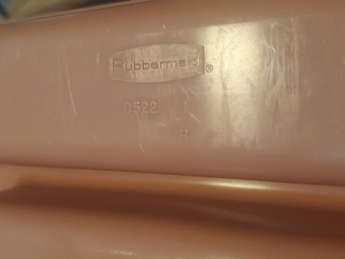 Vintage Rubbermaid 0522 Silverware Tray Cutlery Flatware 7” x 11.5” Pink - Picture 7 of 7