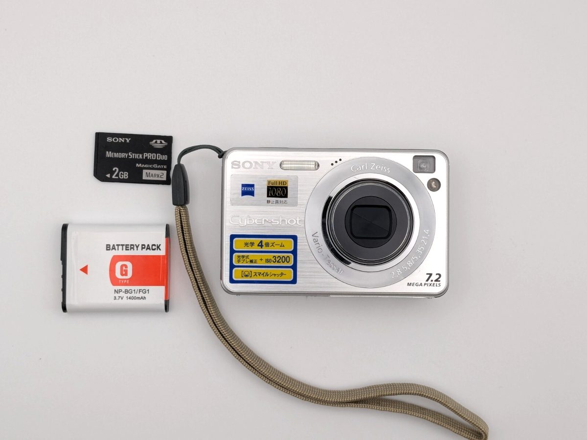 Sony Cyber Shot DSC-W120 7.2MP Digital Camera Japanese