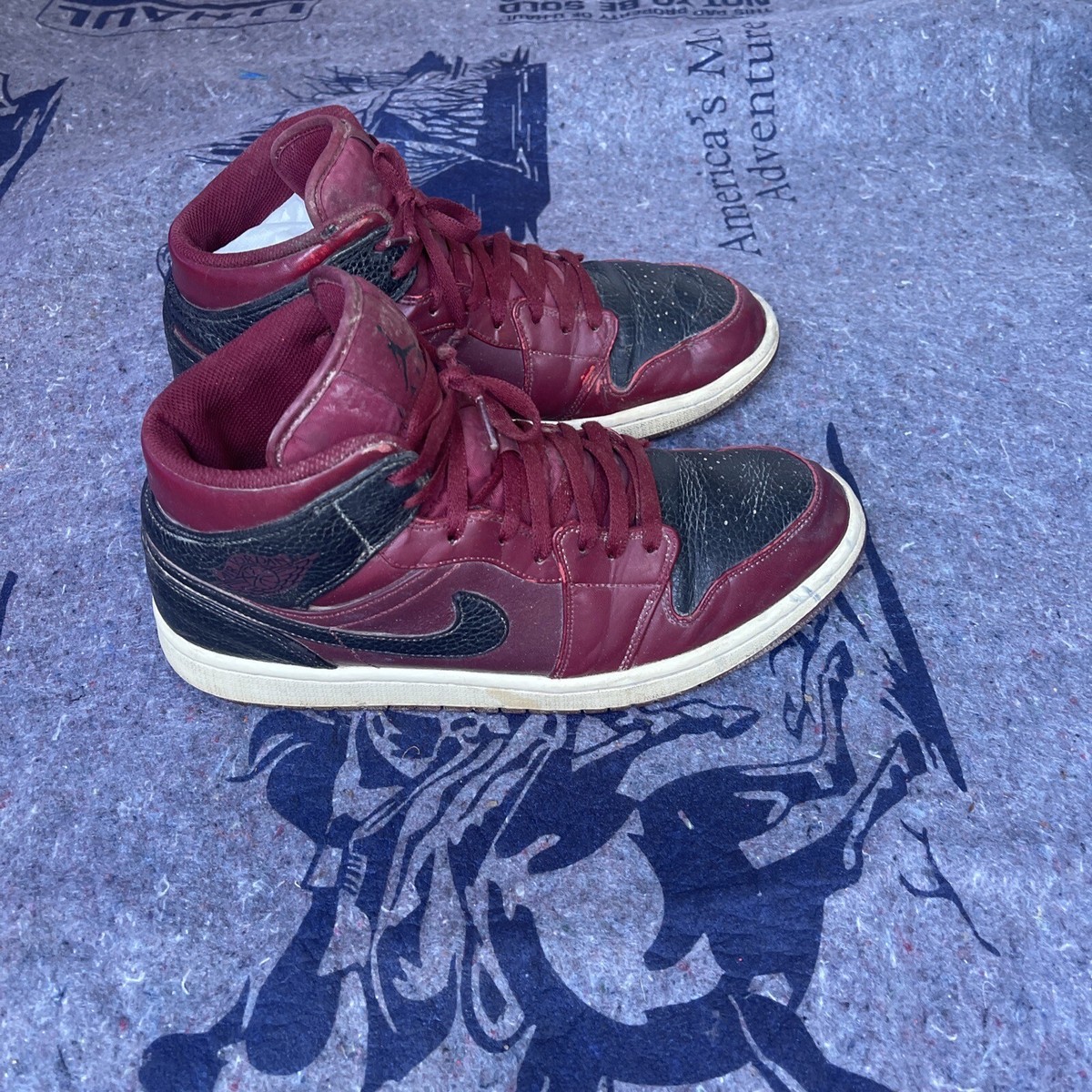 Nike Air Jordan Retro Mid Reverse Banned Red Black