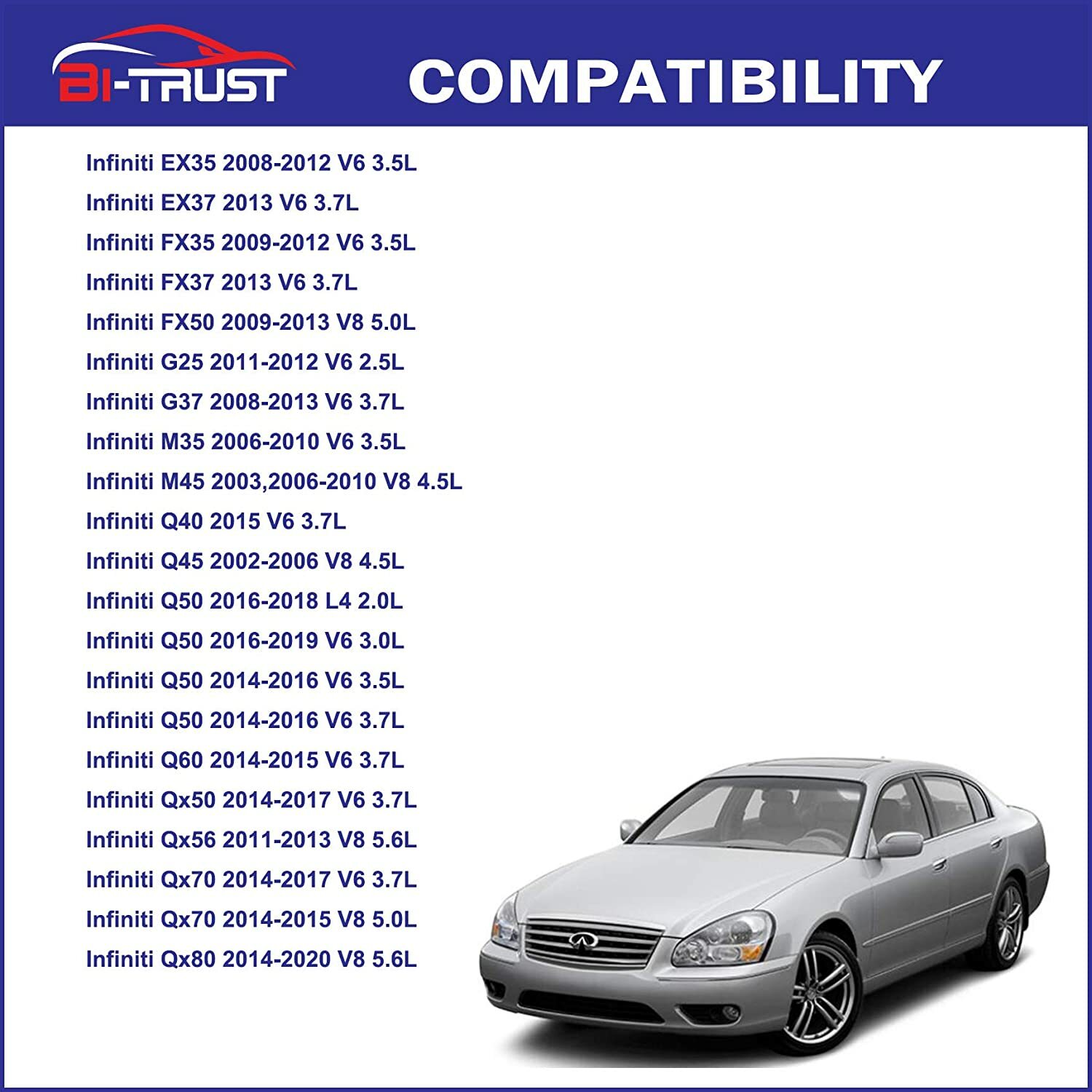 Cabin Air Filter for Infiniti Q50 Q60 Qx50 Qx56 Qx70 Qx80 27277EG025
