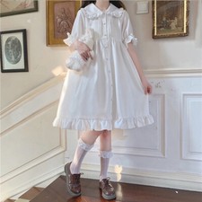 Abito quotidiano Lolita adolescenti vintage stile gotico vittoriano giapponese scuola studente