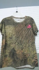 Mossy Oak-Camo shirt  women's- SHORT SLEEVE -XL--Haiti-60% cotton-40% polyester