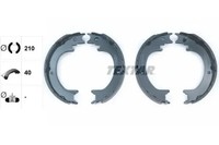 Handbremsbacken Mitsubishi Pajero 3.0-3.8 06-