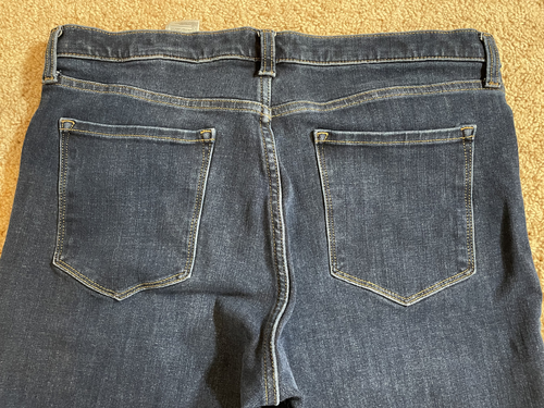 Banana Republic Women's Jeans Cropped Stretchy MidRise Skinny 32 (actual 33x24) - Picture 9 of 12