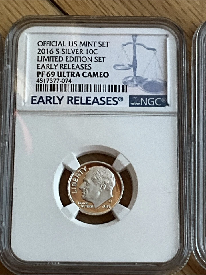2016 LIMITED EDITION PROOF SET NGC PROOF 69 EARLY RELEASE BLUE LABEL COMPLETE 69 - Image 4 of 4