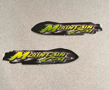 Lot of 2 Arctic Cat OEM Lower Hood Decal - 2002 Mountain Cat LH RH NEW