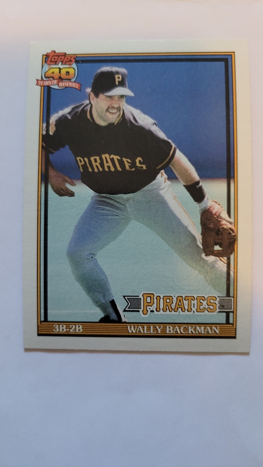 1991 TOPPS WALLY BACKMAN #722 NM