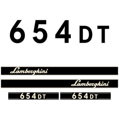 Lamborghini 654 DT tractor decal adesivo aufkleber sticker set  eBay
