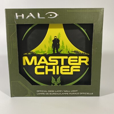 Halo MASTER CHIEF 3D Official Desk or Wall Light Plastic Decor Lamp by Numskull 