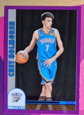 CHET HOLMGREN 2022-23 PANINI HOOPS BASKETBALL   OKLAHOMA CITY THUNDER ROOKIE
