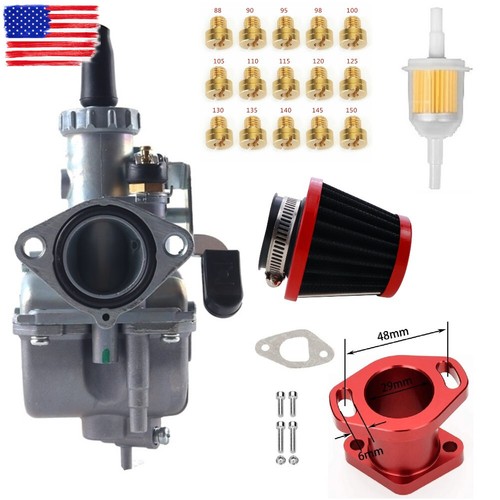 Mini Bike Gas Tank Go Kart Parts VM22 26mm Carburetor & Air Filter - Foto 7