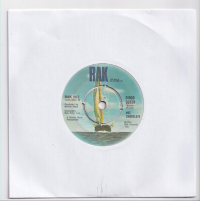 (nY825) Hot Chocolate, Disco Queen - 1974 - 7'' vinyl