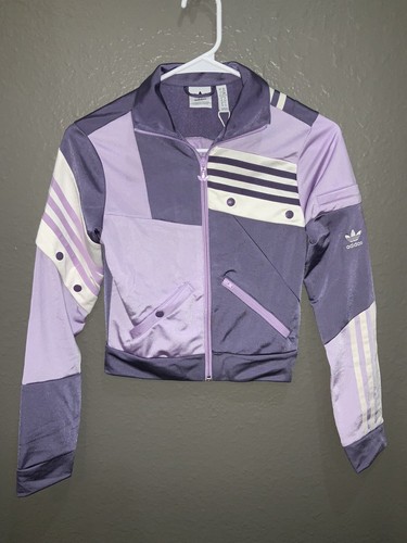 ADIDAS Womens Purple D. CATHARI TT Track Jacket Size 2XS NWT | eBay