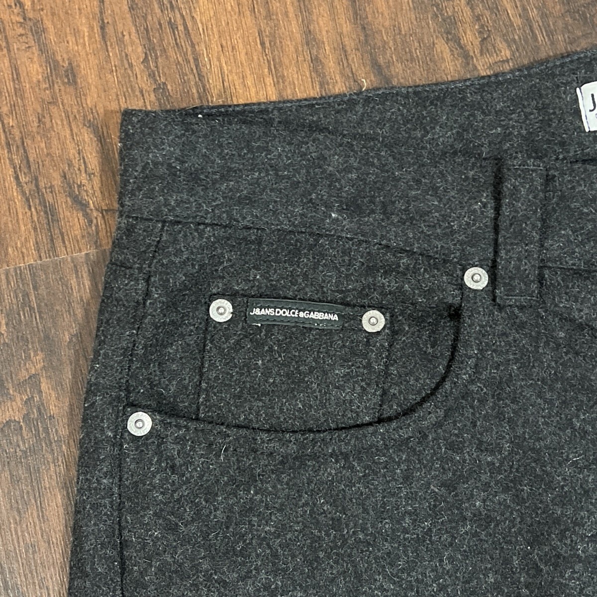 J&ANS Dolce Gabbana Gray Men Wool Pants Made In Italy Size J&ANS Dolce Gabbana Gray Men Wool Pants Made In Italy Size