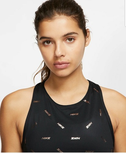NEW NIKE PRO PRINTED SLIM FIT TANK WITH DRI-FIT TECHNOLOGY SIZE MEDIUM - Picture 4 of 12