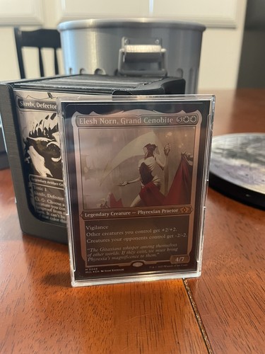Trashcan / Dumpster Deck Box - MTG EDH Commander - Bloomburrow - Bello, Bard - Picture 6 of 7