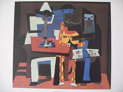 PABLO PICASSO,TRES MUSICOS-THREE MUSICIANS,SPADEM PARIS