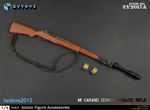 ZYTOYS 1/6 ZY2017A MI Garand Semibautomatic Rifle Weapon For 12" Action Figure - Picture 3 of 7