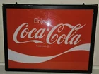 Vintage Coca Cola Sign Soda Sign Man Cave Restaurant Diner Size 15.75" L, 12" W