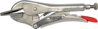 Gripzange Abkantzange Schweißerzange Breitmaul 200mm Flachbacken Feststellzange 