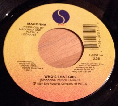 Madonna 45 Who's That Girl / White Heat