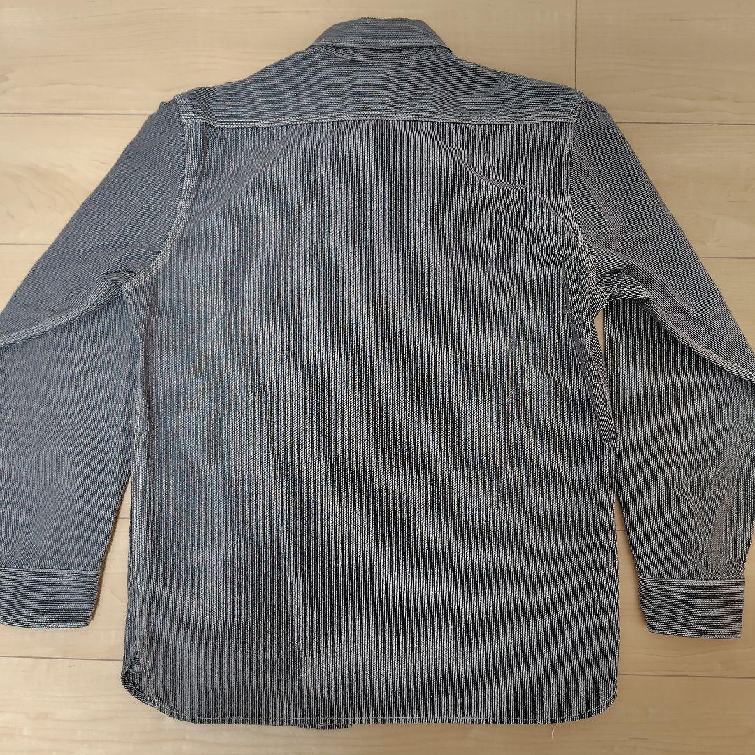 The Real McCoy's Long Sleeve Shirt Stripe Size 16 Used From The Real McCoy's Long Sleeve Shirt Stripe Size 16 Used From
