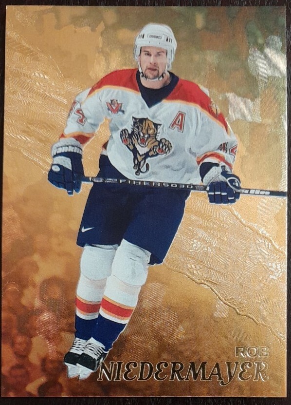 1998 - 1999 ITG Be A Player Rob Niedermayer Gold Series #208 Hockey Card