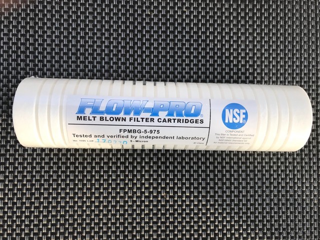 0.5 micron sediment filter