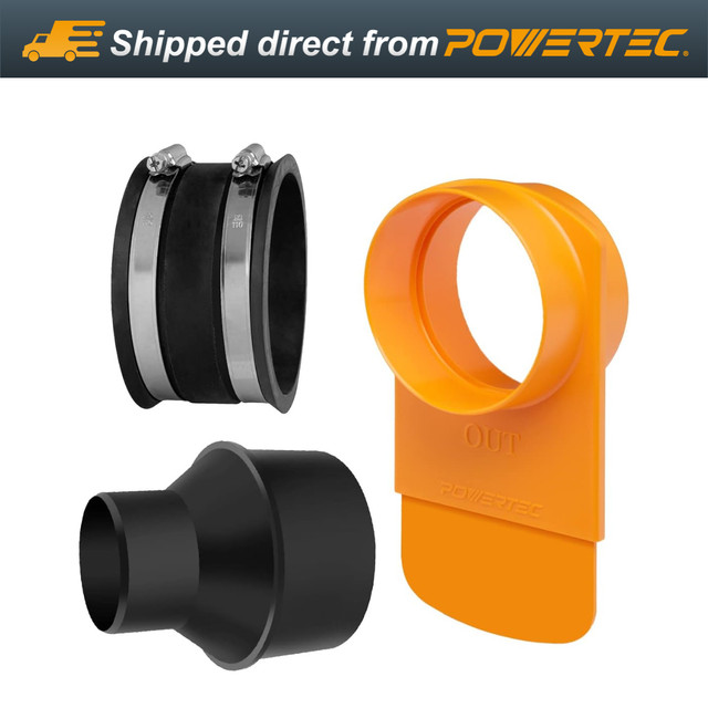 POWERTEC 4 in. Plastic Blast Gate