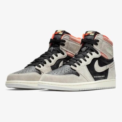 靴 Nike Air Jordan 1 High OG Hyper Crimson Nike Air Jordan 1 Retro High Hyper Crimson 555088-018 Men's