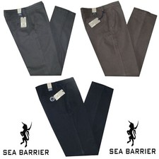 Pantalone classico uomo cotone caldo tela strech da 46 a 62 SEA BARRIER Windol