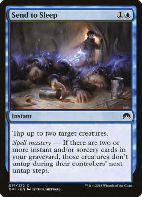 sleep magic mtg final fantasy Send to Sleep [Magic Origins] Magic MTG