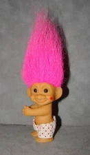 Troll Doll 3" Russ Clip-On Valentine's Heart Shorts  with Kiss