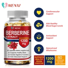 Premium Berberine HCL 1200mg High Potency Anti-inflammatory,Blood Sugar Support
