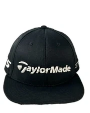 Taylormade TP5  Golf  Snap Back Hat Cap  Stealth Tour Performance Black