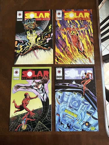 4 Issues Valiant Comics "Solar Man of The Atom" - No 17-18-19-20