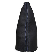 Hellblau Faden Echtleder Schaltmanschette Schaltsack Für TOYOTA YARIS (08-10)