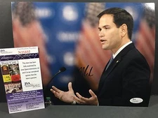 MARCO RUBIO SIGNED AUTOGRAPHED 8X10 PHOTO 2016 PRESIDENT COA JSA #N25602