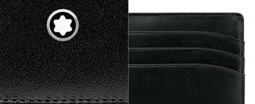 Montblanc Meisterstuck Natural Leather Men's Card Holder Wallet
