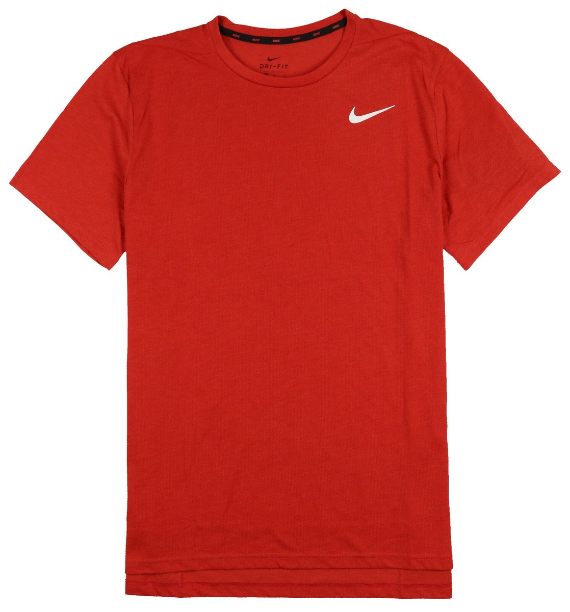 NIKE Hyper Dry Breathe T-Shirt sz L Large Red Knit Pro Training