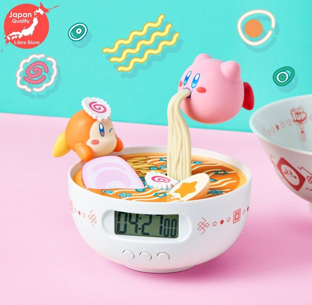 RARE Kirby of the Stars Ramen Kuji 2024 Kitchen Timer with Figure