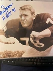 STAN JONES Signed Chicago BEARS 8x10 PHOTO HOF Inscription