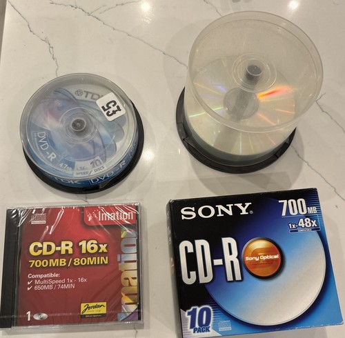 CD-R And DVD-R Disks Joblot