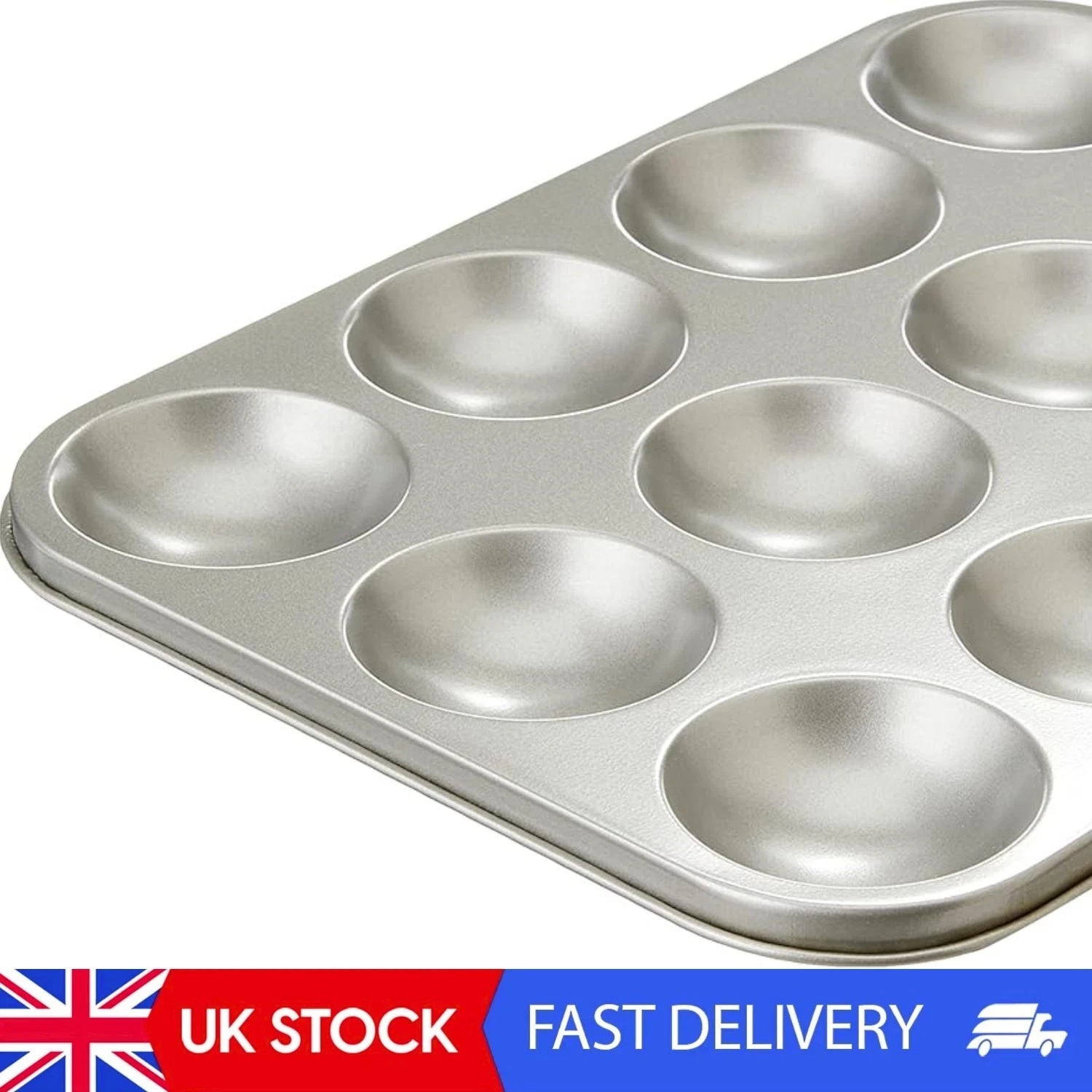 Mince Pie Tins – Non Stick Mince Pie Tins For Baking 12 Festive Pastries, Carbon
Opens in a new wind
