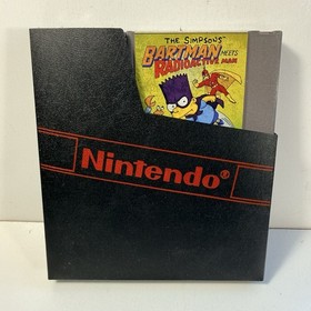 The Simpsons: Bartman Meets Radioactive Man -- Nintendo NES Game Clean & Tested