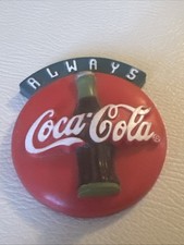 Vintage Always Coca-Cola Button Fridge Magnet 1995 Refrigerator Coke Bottle