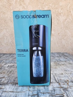SodaStream Terra Black Soda Stream Machine For Parts No Bottle It Works