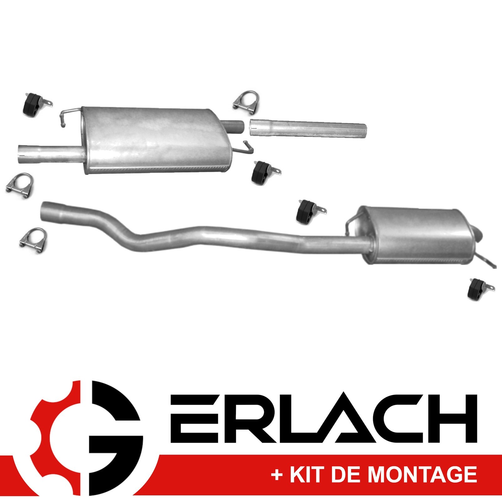 Silencieux d'échappement VW Transporter T5 2.0 pour stopper les bruits de friture sous le châssis